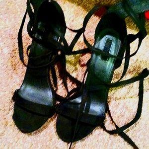 Heels you can tie them up your leg different